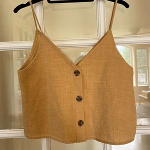 Button up tank top from boutique!